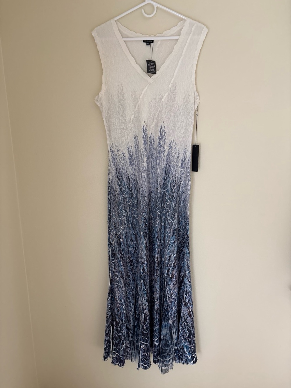 NWT Komarov V-Neck Maxi Dress Size XL